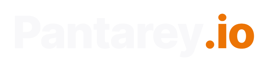 Pantarey.io Wortmarke weiß